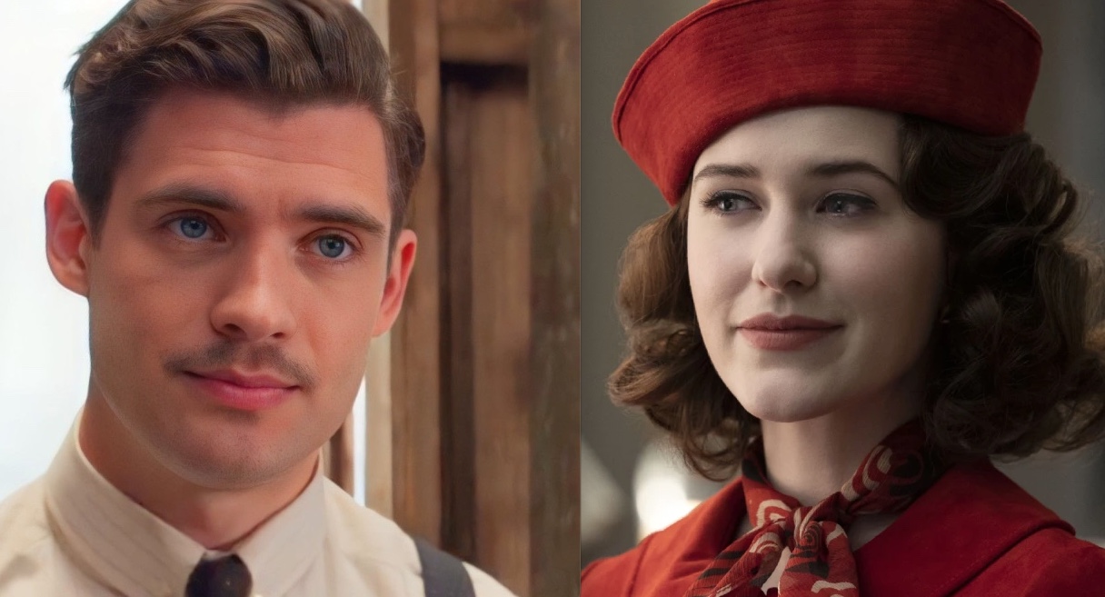 Corenswet em 'Pearl' e Rachel em 'Marvelous Mrs. Maisel'