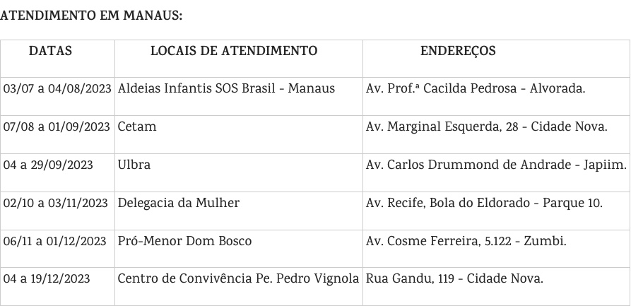 Divulga&ccedil;&atilde;o / TJAM