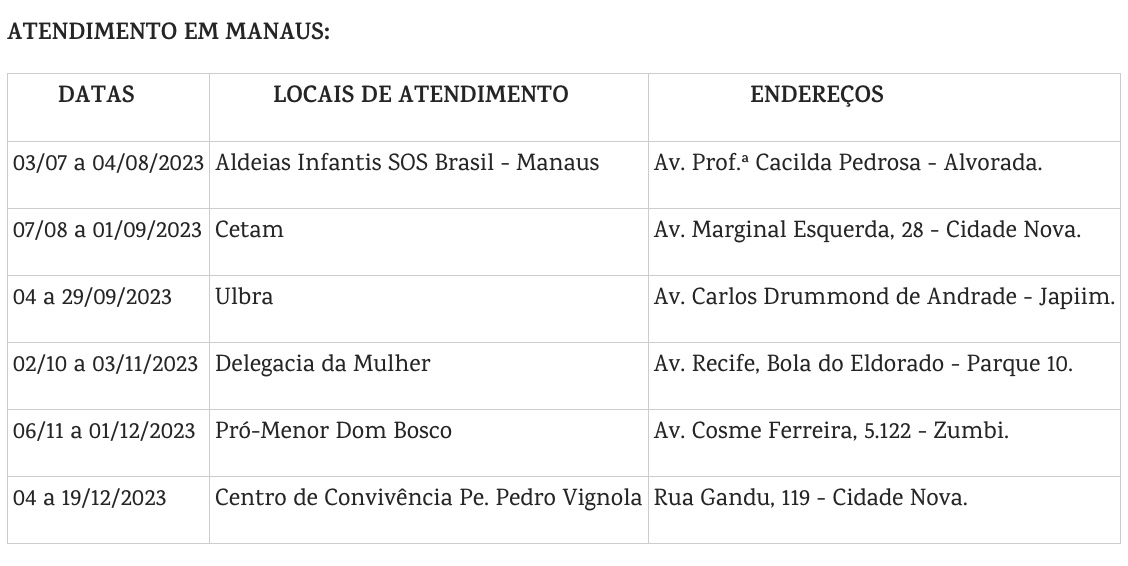 Divulga&ccedil;&atilde;o TJAM