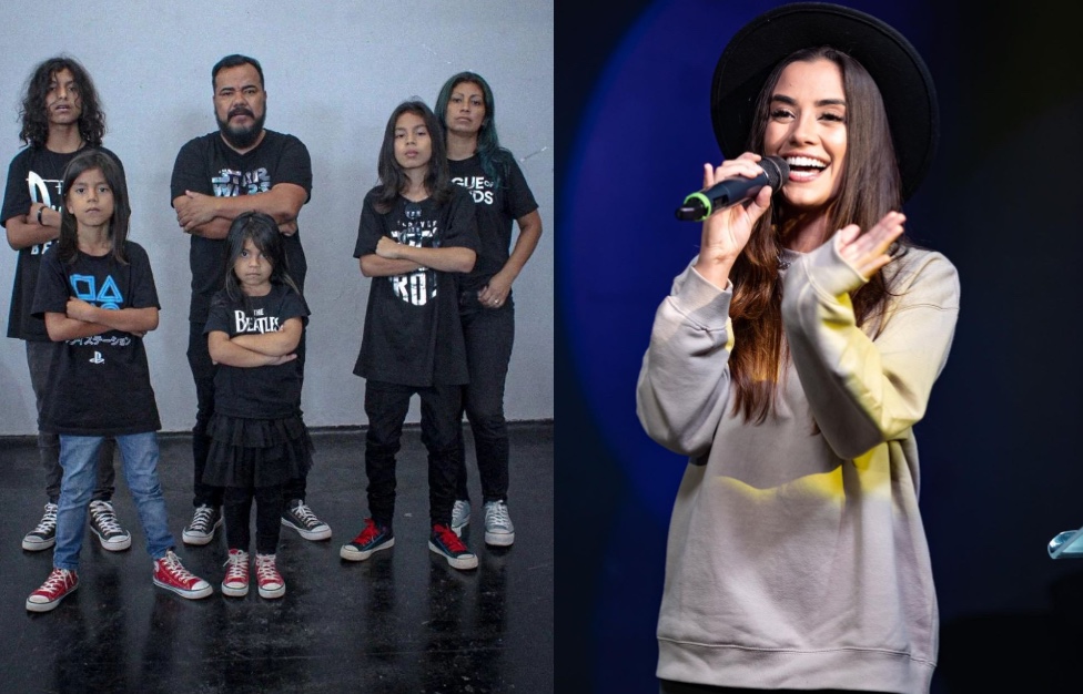 Fam&iacute;lia Seven. - Foto: Reprodu&ccedil;&atilde;o Instagram cleudivaldo_da_cunha_vieira; Isadora Pompeo. - Foto: Reprodu&ccedil;&atilde;o Instagram @isadorapompeo