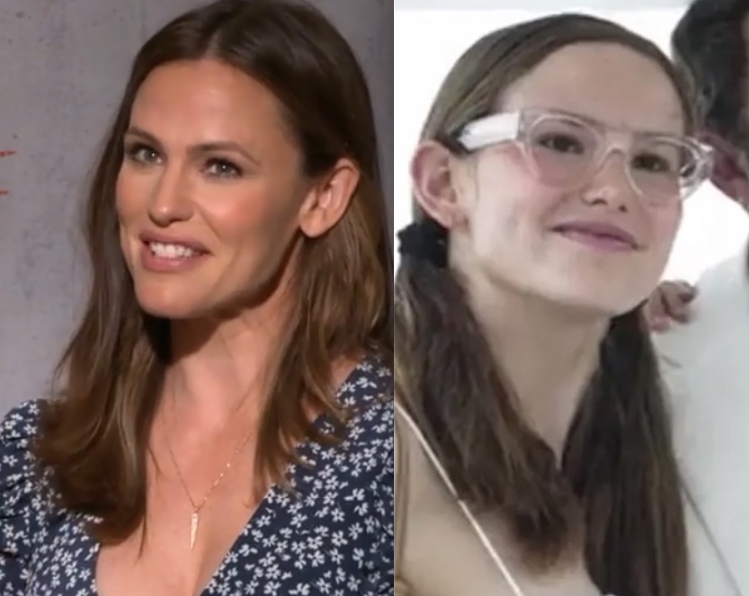 Jennifer Garner Foto: WikkiMedia Commons ------ Violet Affleck Foto: Twitter