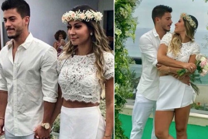 Casamento de Ma&iacute;ra Cardi e Arthur Aguiar em 2017 - Fotos: Reprodu&ccedil;&atilde;o/Instagram