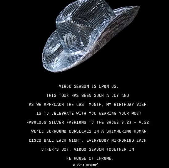 Apesar de argumento de Flesch, cantora citou no texto "conforme nos aproximamos do &uacute;ltimo m&ecirc;s" ao se referir &agrave; turn&ecirc;.