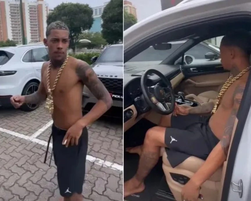 Poze comprando carro de R$ 1 milh&atilde;o em concession&aacute;ria no Rio de Janeiro - Imagens: Reprodu&ccedil;&atilde;o/Instagram