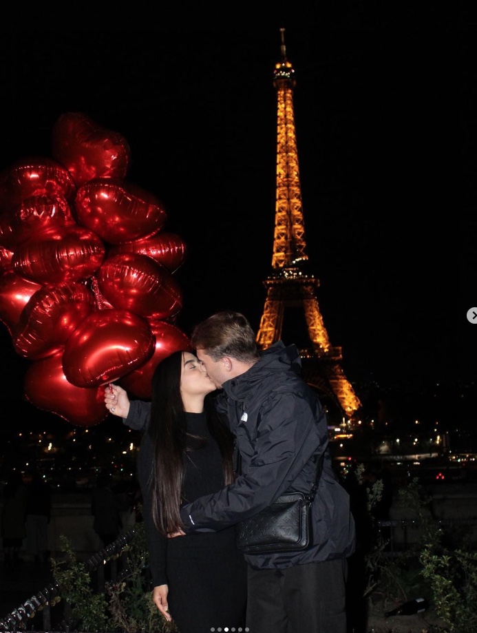 Mariely &eacute; pedida em casamento em Paris - Foto: Reprodu&ccedil;&atilde;o/Instagram