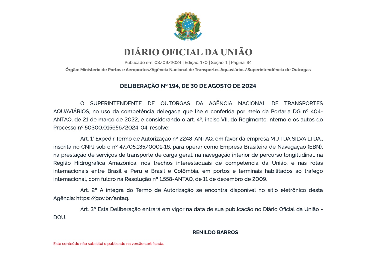 Fonte: Di&aacute;rio da Uni&atilde;o de ter&ccedil;a-feira (3) 