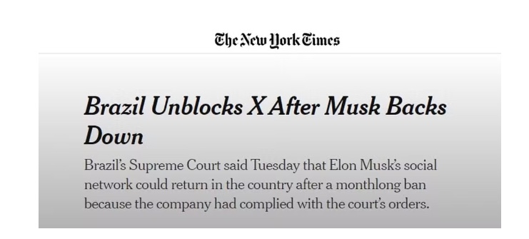 Foto: Reprodu&ccedil;&atilde;o/The New York Times