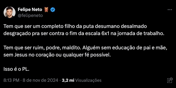Foto: Reprodu&ccedil;&atilde;o/X