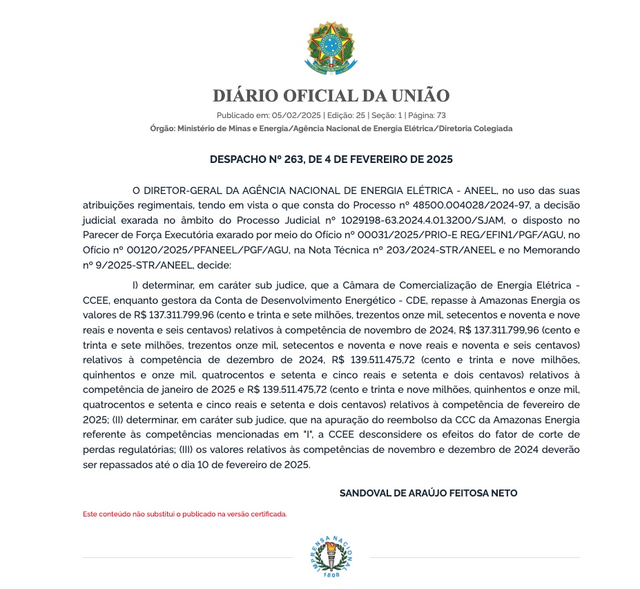 Foto: Di&aacute;rio Oficial da Uni&atilde;o