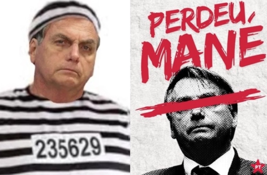 Montagens feitas por internautas e opositores - Foto: Reprodu&ccedil;&atilde;o/X e PT