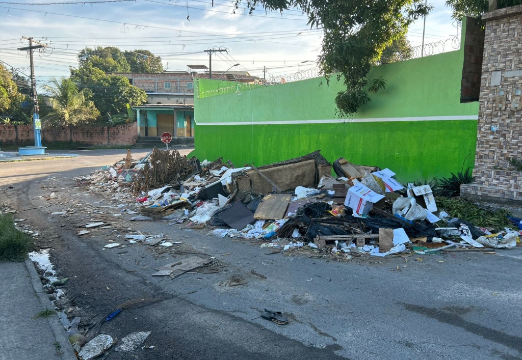 A via &eacute; conhecida por ser uma "lixeira viciada" - Foto: Portal do Holanda