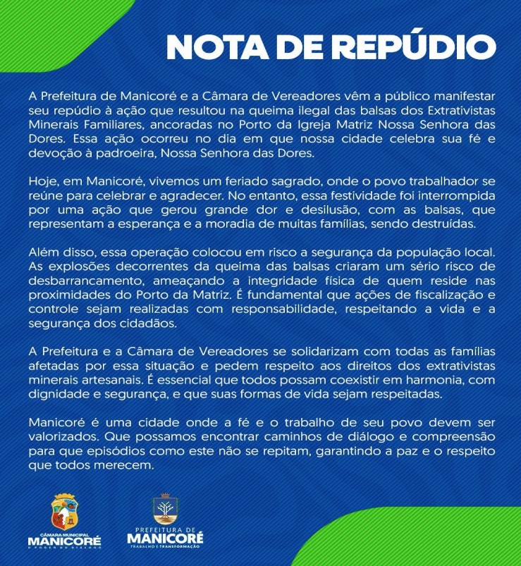 Nota de rep&uacute;dio - Foto: Reprodu&ccedil;&atilde;o