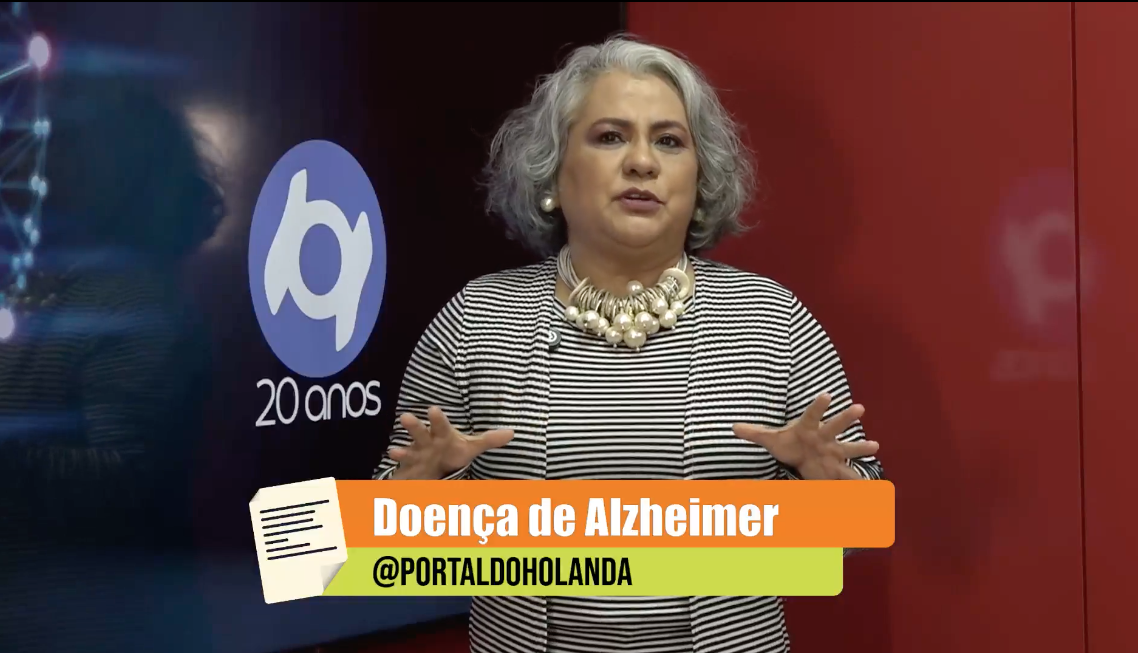 Ednilza fala sobre o Alzheimer em live transmitida pelo Portal do Holanda.