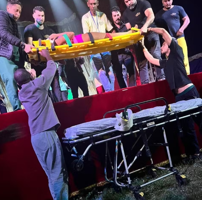 Artista foi resgatada. Foto: Reprodu&ccedil;&atilde;o/ X