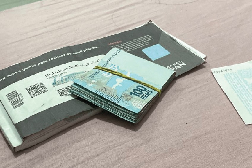 Suspeito recebia fotos de funcion&aacute;rio de lot&eacute;rica / Foto: Divulga&ccedil;&atilde;o