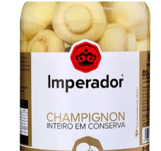 Champignon inteiro em conserva