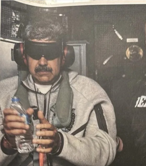 Trump foto de Maduro ap&oacute;s pris&atilde;o / Foto: Reprodu&ccedil;&atilde;o / Truth Social (Rede social de Donald Trump)