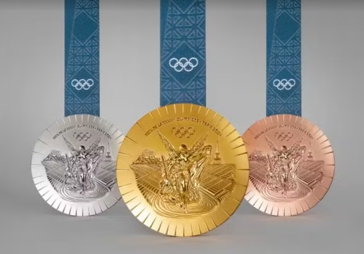 Parte traseira das medalhas. Foto: Divulga&ccedil;&atilde;o