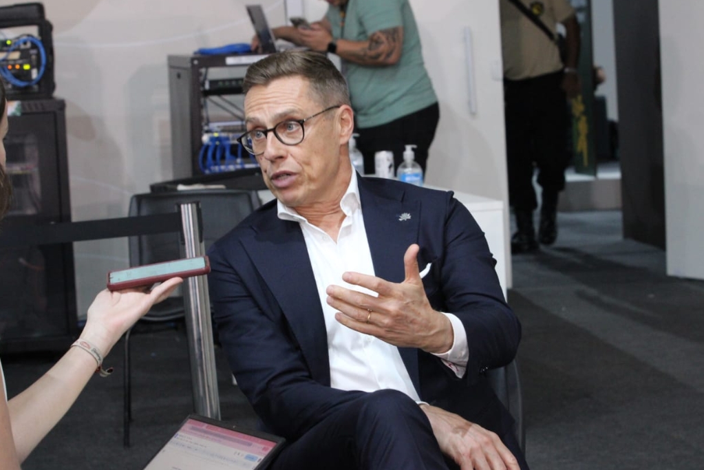 Presidente da Finl&acirc;ndia, Alexander Stubb - Foto: Ronaldo Siqueira/PORTAL DO HOLANDA