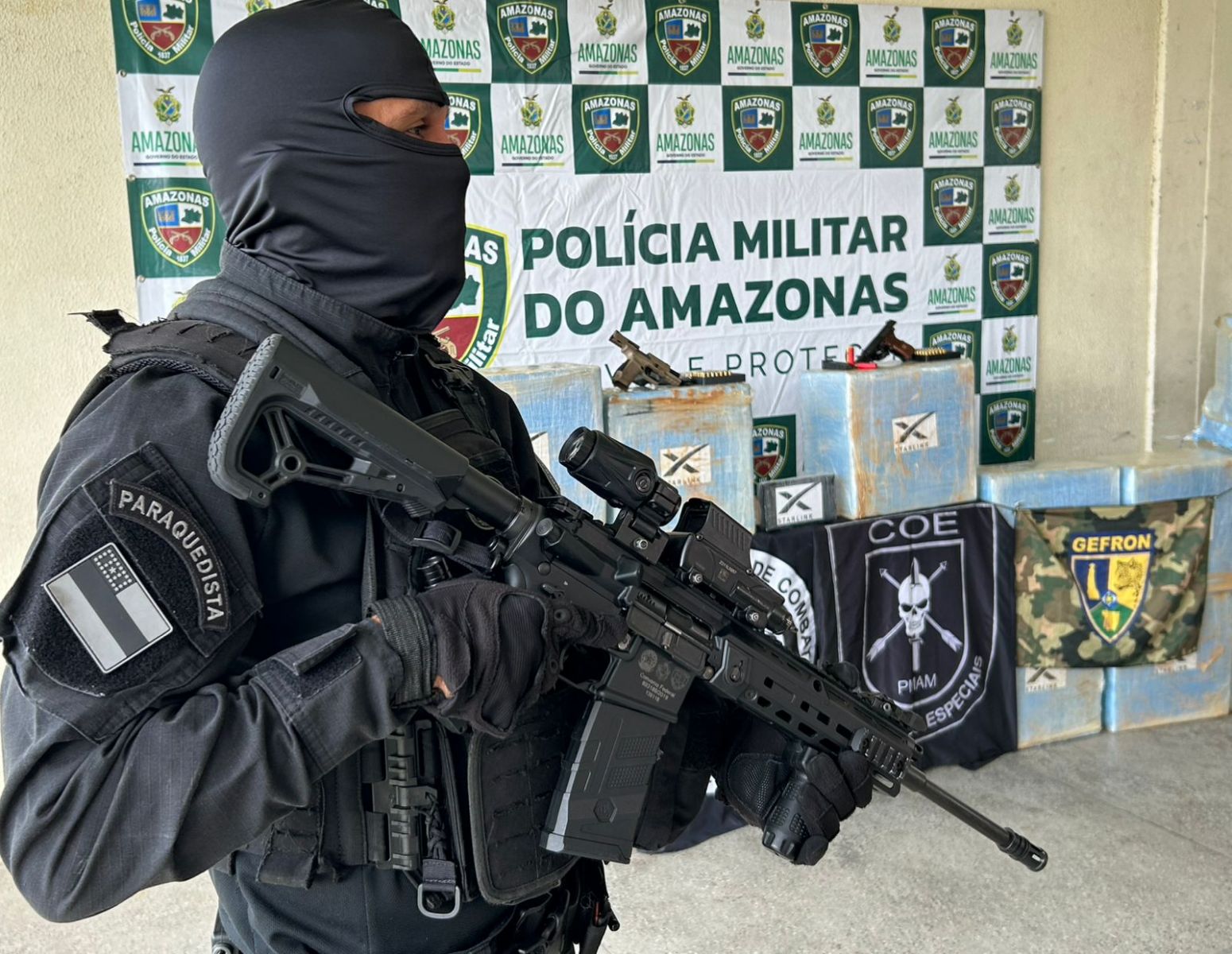 Duas armas foram apreendidas - Foto: Jander Robson/Portal do Holanda