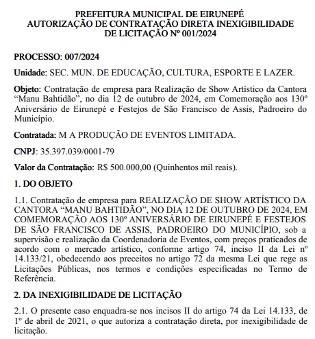 Foto: Di&aacute;rio Oficial dos Munic&iacute;pios