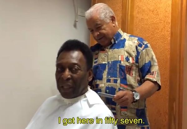Didi cortou cabelo de Pel&eacute; por mais de 50 anos - Foto: Reprodu&ccedil;&atilde;o Instagram