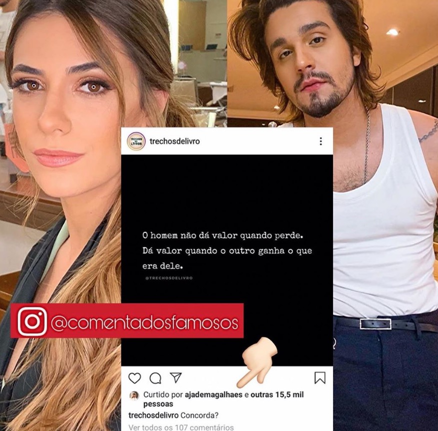 Post curtido por Jade Magalh&atilde;es em meio a boatos - Reprodu&ccedil;&atilde;o Instagram