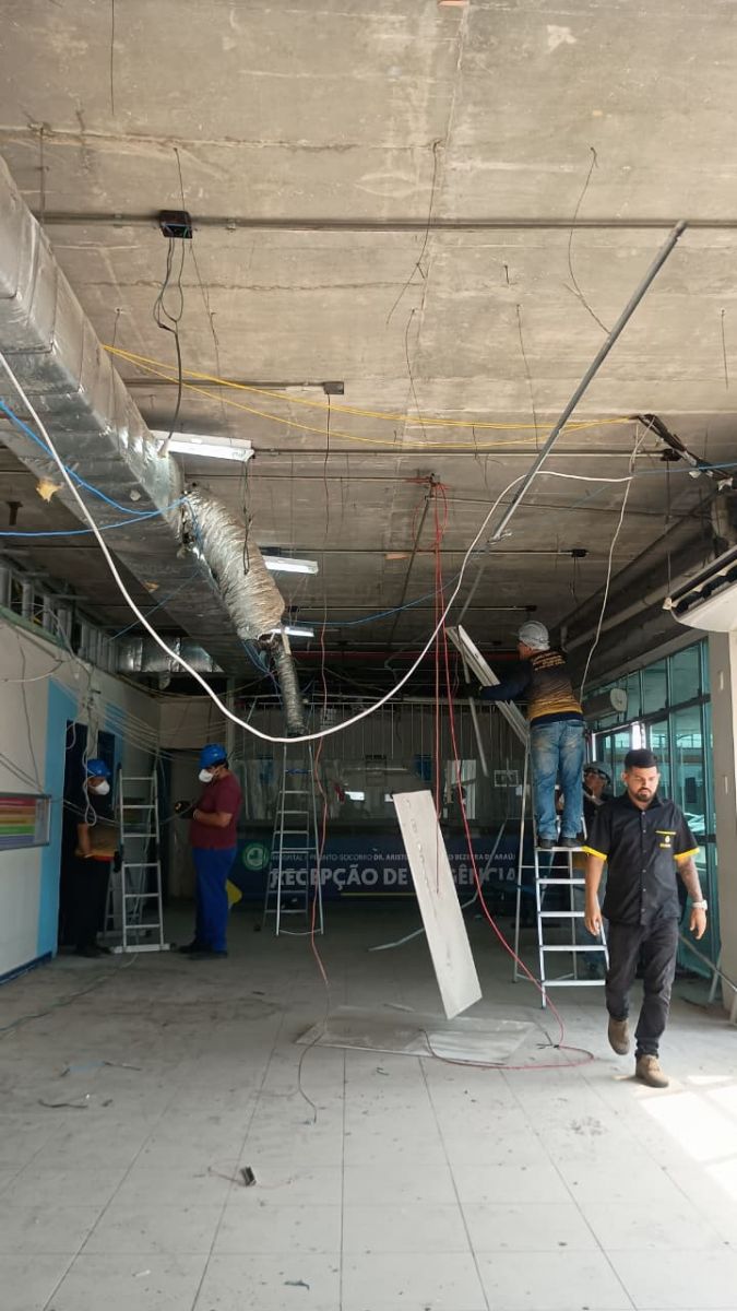 Unidade est&aacute; passando por obras / Foto: Evandro Seixas / SES-AM