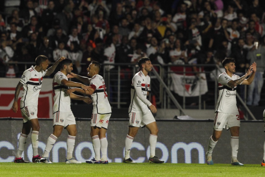 O S&atilde;o Paulo ficou com uma das &uacute;ltimas vagas - Foto: Rubens Chiri/Divulga&ccedil;&atilde;o SPFC