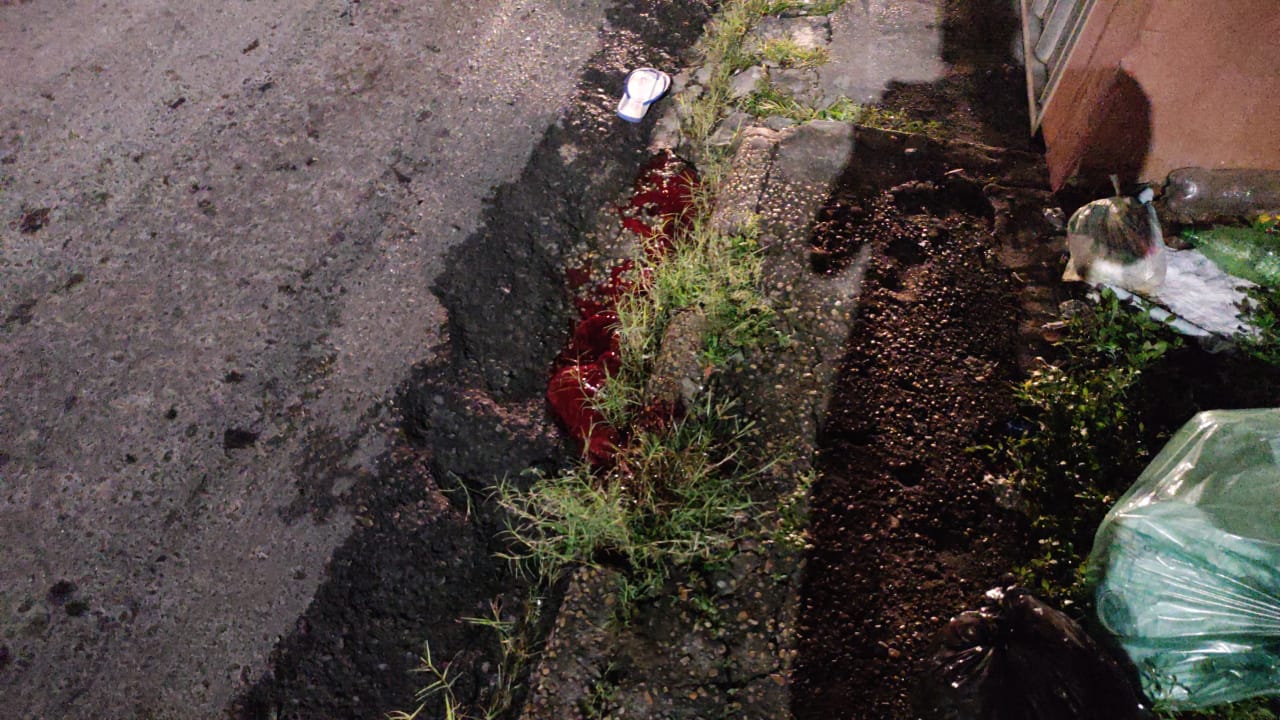 Local onde o Endrio foi baleado