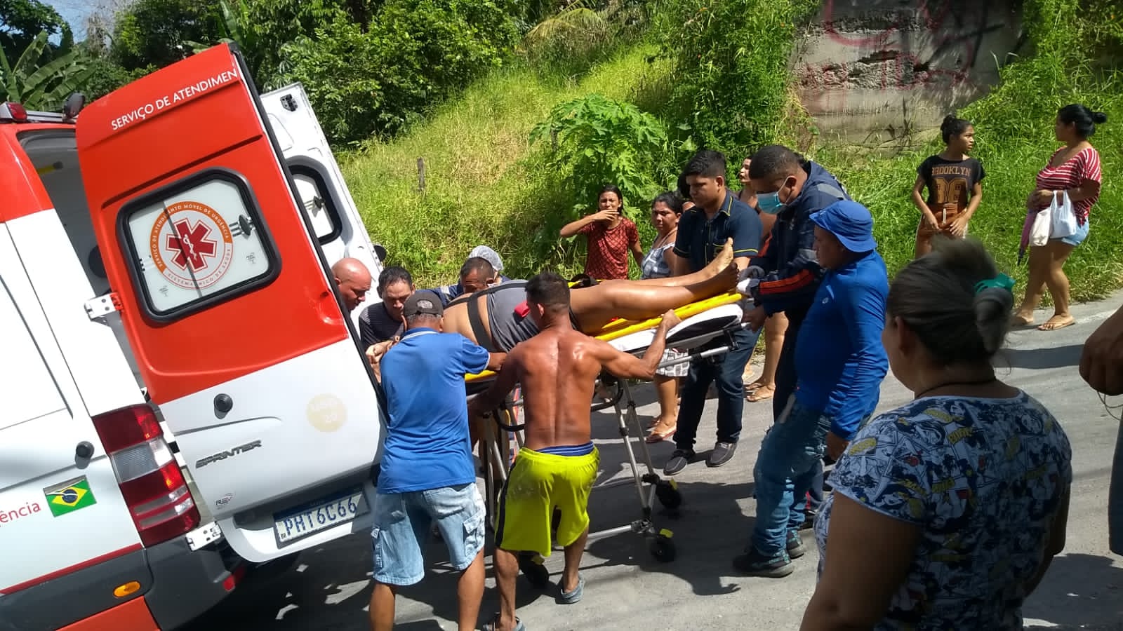 Moradora foi baleada durante a&ccedil;&atilde;o dos criminosos - Imagem/Cr&eacute;dito: Yohane Honda