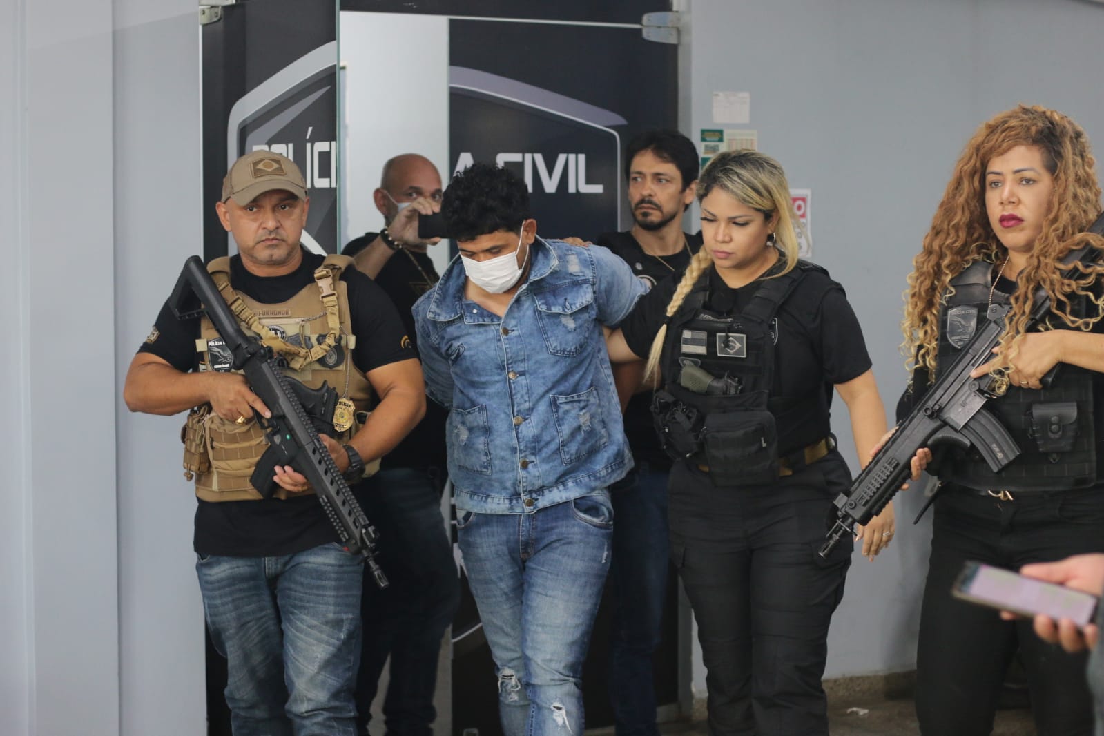 Luciano da Silva na DEHS - Foto: Jander Robson/ Portal do Holanda