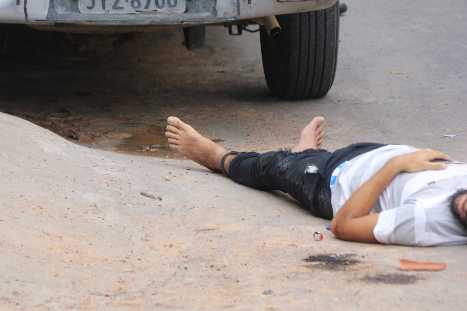 Homem morreu no local - Foto: Jander Robson/ Portal do Holanda