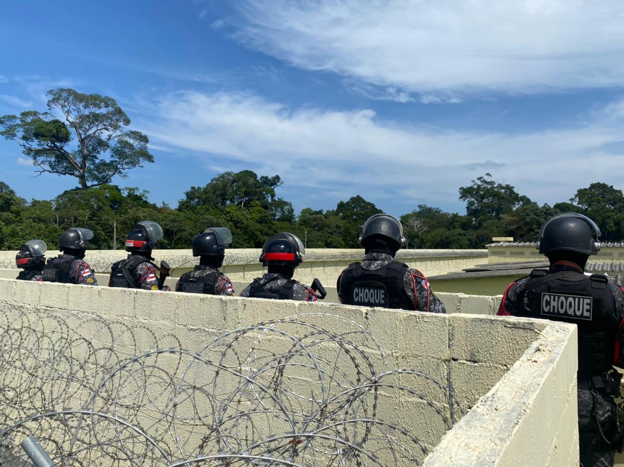 Seguran&ccedil;a refor&ccedil;ada nos pres&iacute;dios de Manaus - Foto: Reprodu&ccedil;&atilde;o