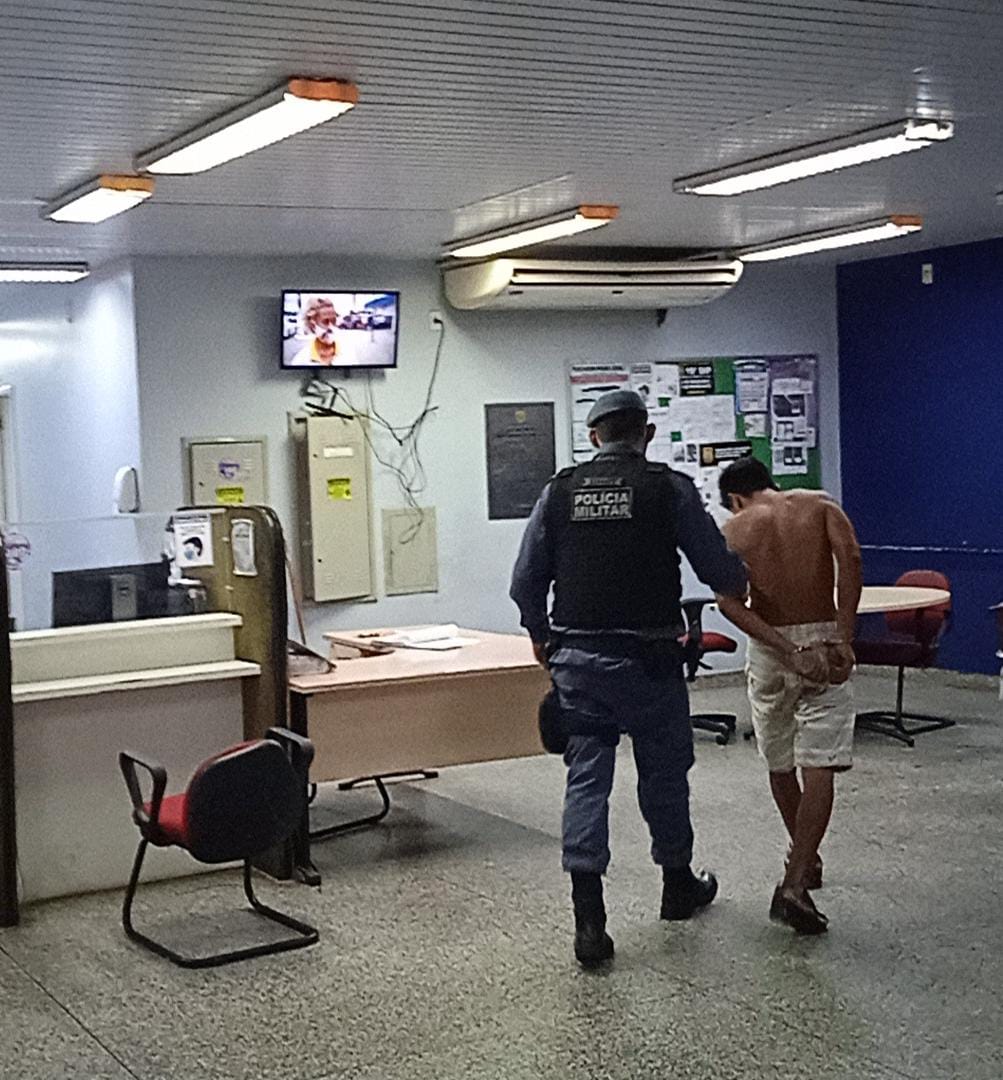 O suspeito do crime foi preso - Foto: Caio Guarlotte/Portal do Holanda