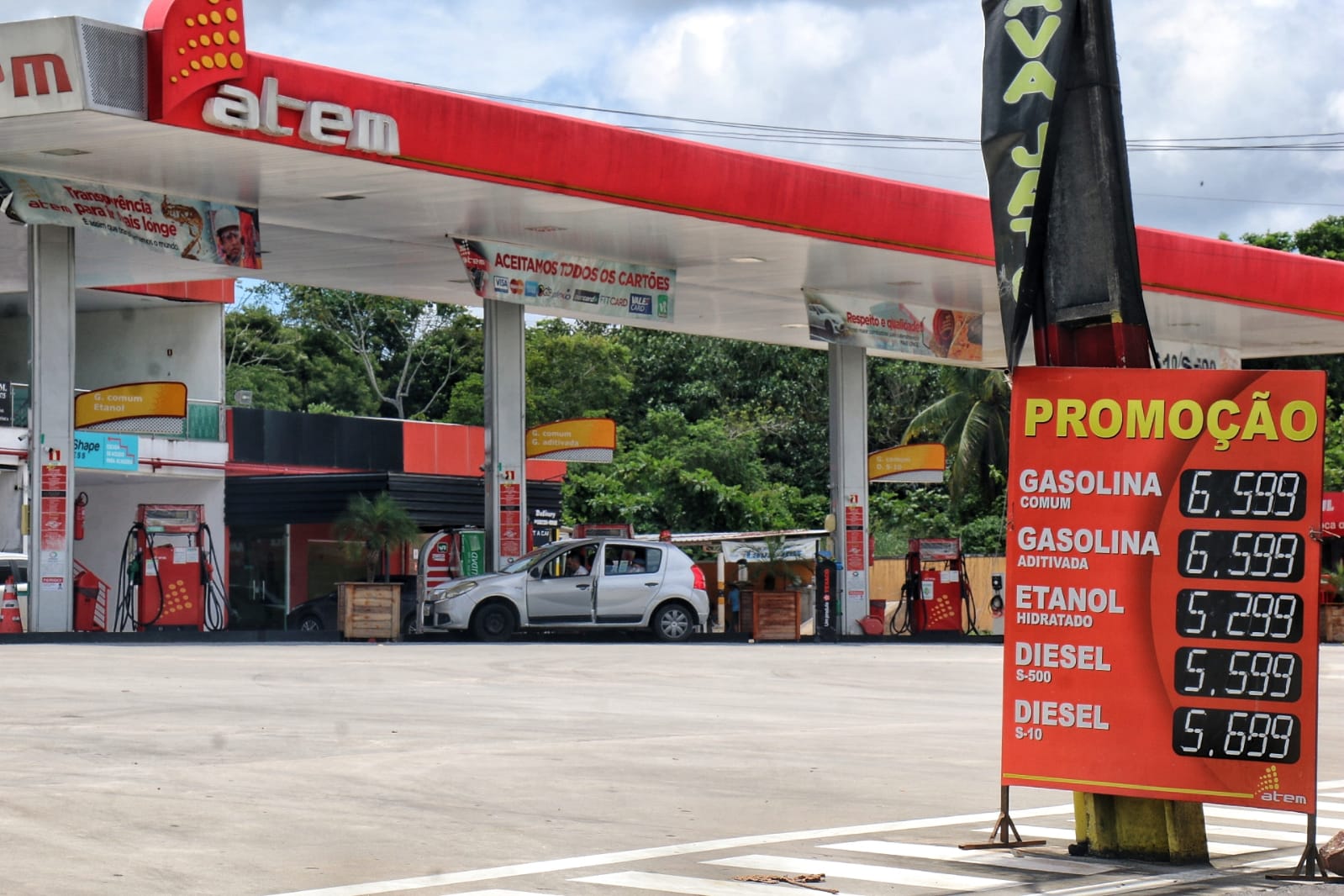 Posto no Novo Aleixo - Foto: Jander Robson/ Portal do Holanda