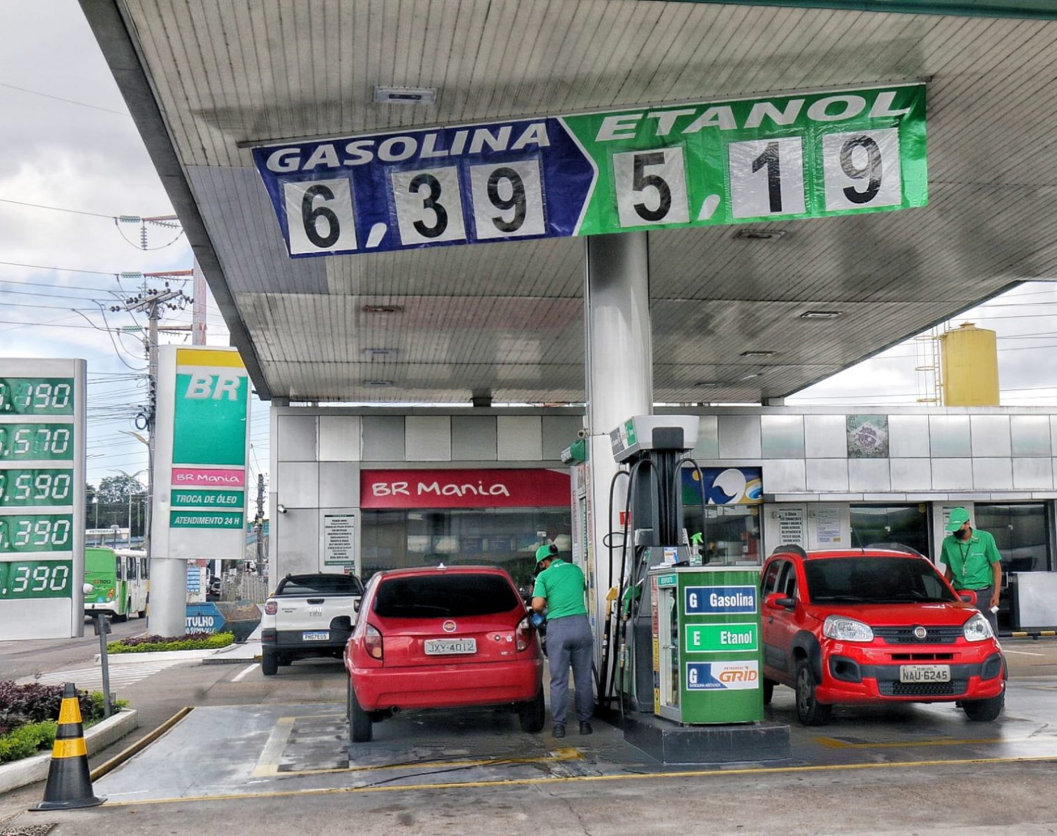 Posto na avenida Cosme Ferreira - Foto: Jander Robson / Portal do Holanda