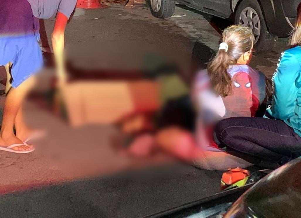 Segunda v&iacute;tima foi assassinada a tiros na rua Galileu, Compensa / Foto: Caio Guarlotte/Portal do Holanda