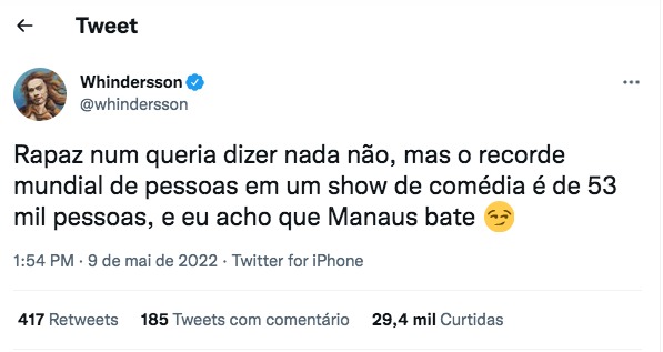 Foto: Reprodu&ccedil;&atilde;o / Twitter