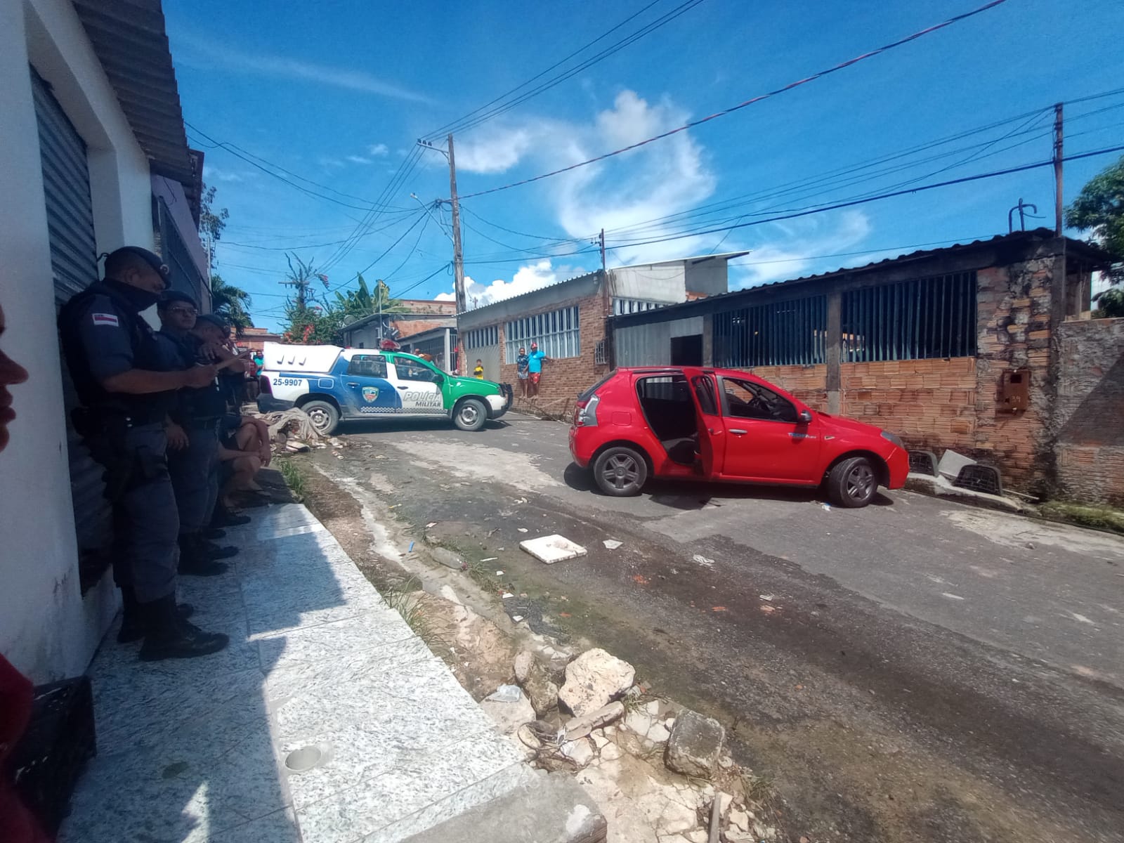 Homem &eacute; morto em carro de aplicativo - Foto: Jander Robson/ Portal do Holanda