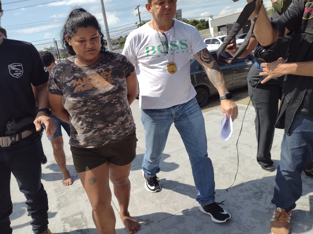 Diarista presa suspeita de sequestrar patr&atilde;o em Manaus - Foto: Jander Robson/ Portal do Holanda