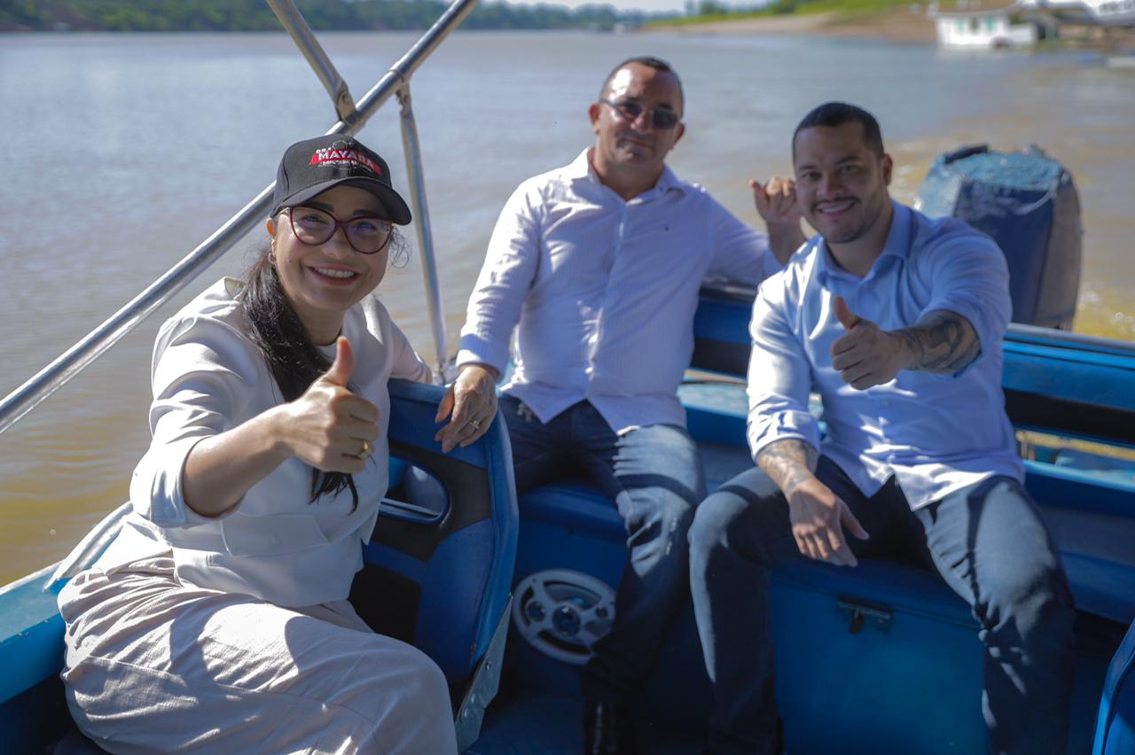 Adail Filho visita cidades na calha do Rio Purus, no Amazonas 