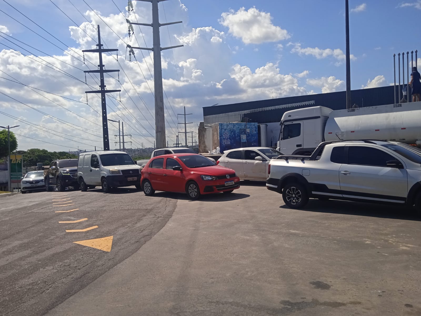 Posto pr&oacute;ximo da Bola do Coroado - Foto: Caio Guarlotte/Portal do Holanda