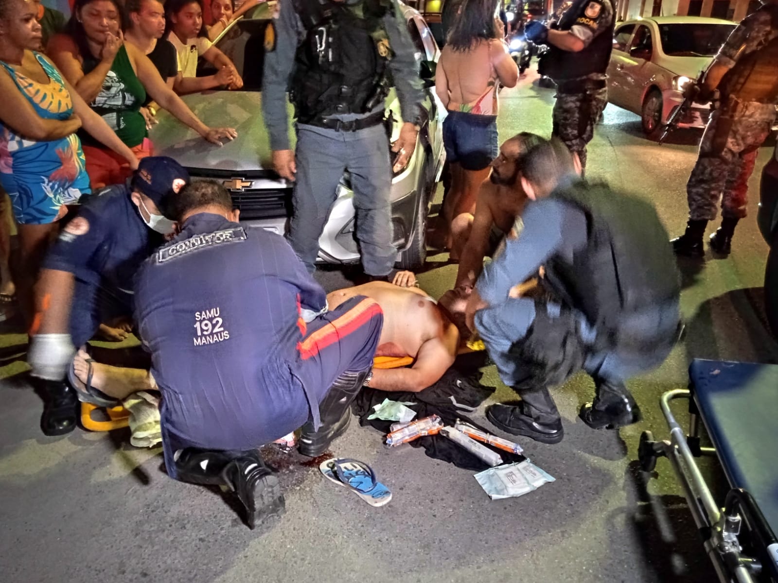Policial Penal ficou ferido - Foto: Portal do Holanda / Caio Guarlotte