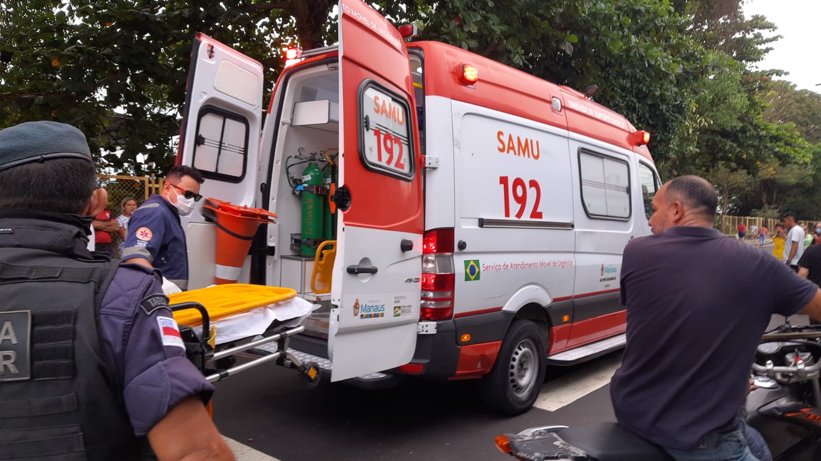 V&iacute;timas foram levadas para o hospital 28 de Agosto