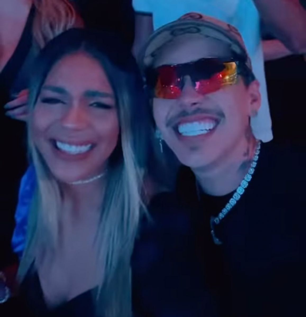 Biel e Tays durante show de Gusttavo Lima - Imagem: Reprodu&ccedil;&atilde;o/Instagram