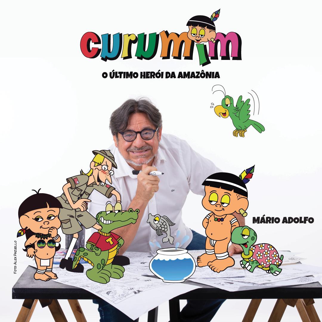 Foto: Alex Pazuello / M&aacute;rio Adolfo, criador da Turma do Curumim