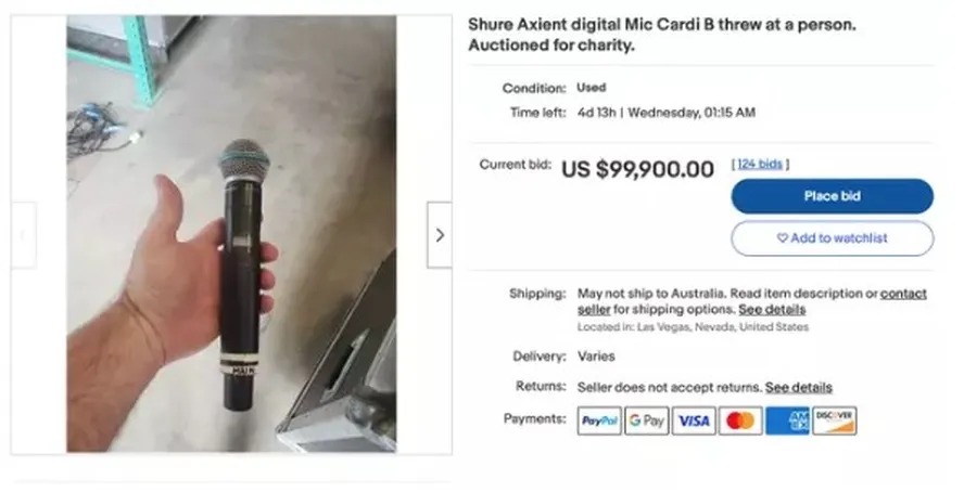 Foto: Reprodu&ccedil;&atilde;o/eBay