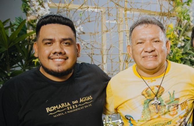 Thyago Lima ao lado do pai Juarez Lima - Foto: Arquivo Pessoal