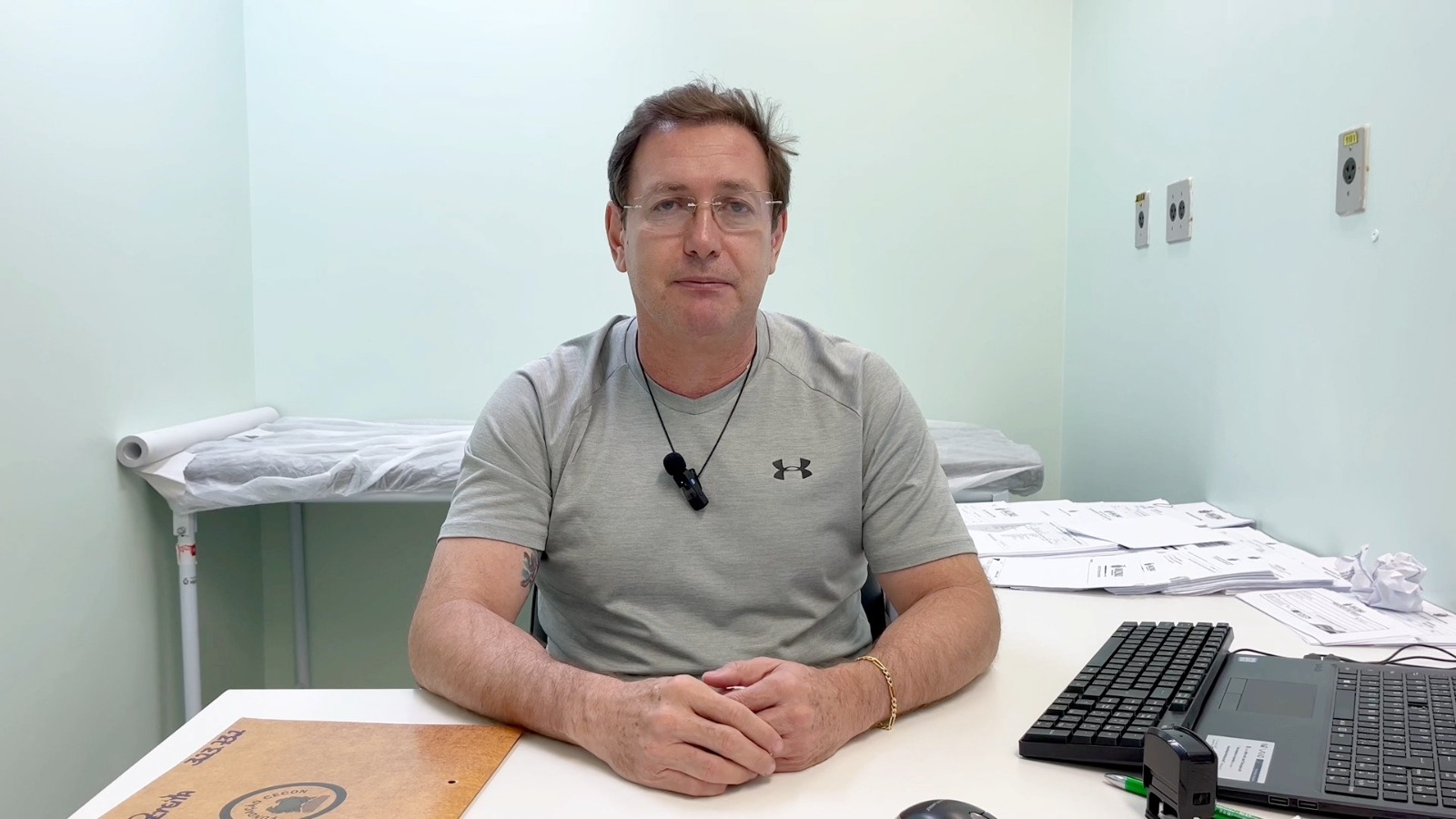 Sidney Chalub, m&eacute;dico cirurgi&atilde;o do aparelho digestivo da FCecon / Foto: La&iacute;s Pompeu/FCecon